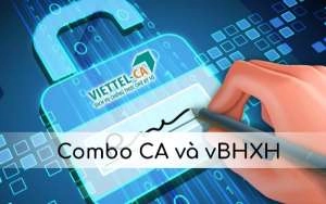 Bảng giá combo Chữ ký số Viettel CA và vBHXH